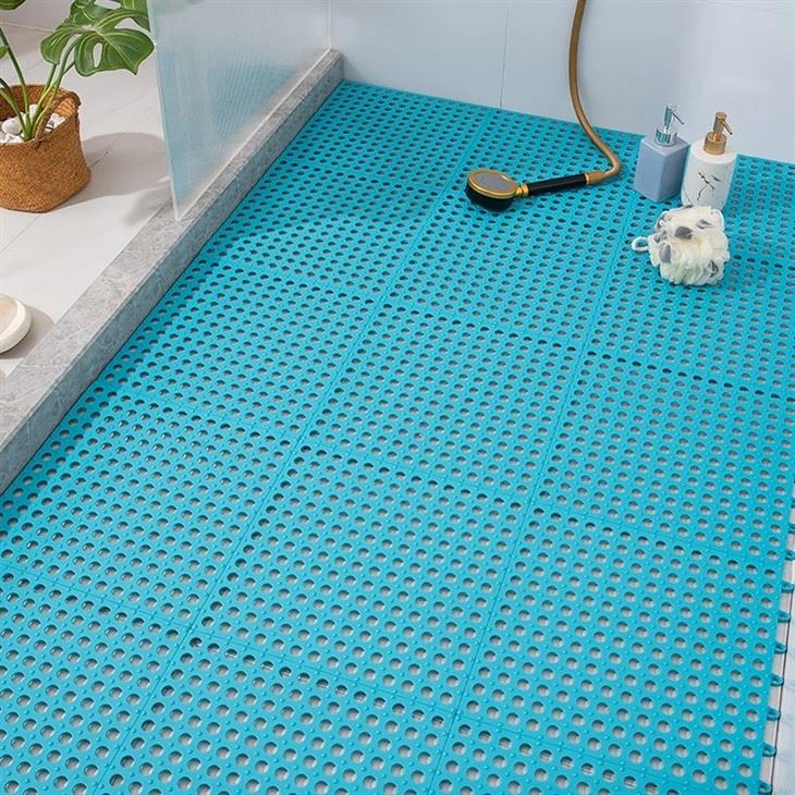 Tailored Bathroom Non-slip Mat Bathroom Full Spread Spliced Foot Mat Toilet Thickened Water-proof Anti-fall Mat