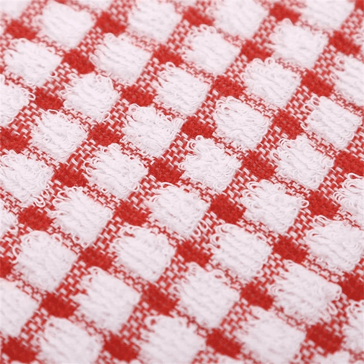 Cotton Checkered Super Absorption Hand Towel